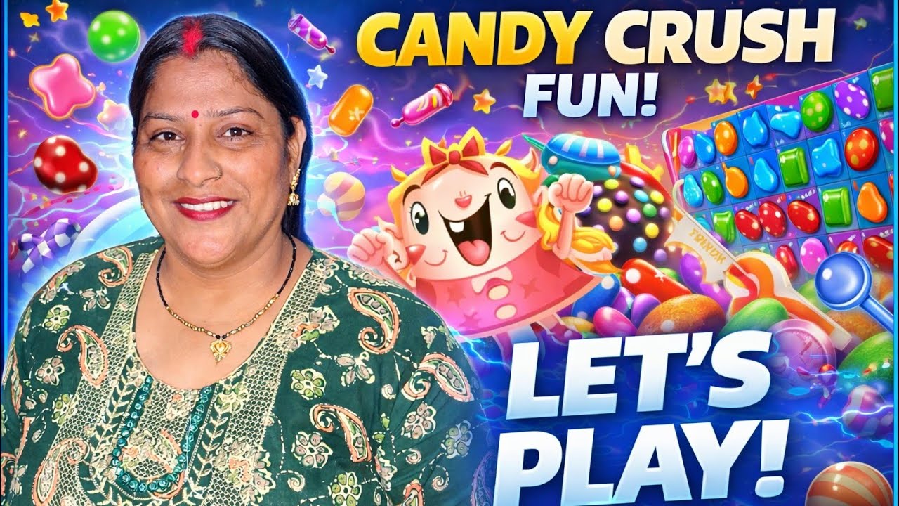 Candy Crush Liive with Neelam 💚✨️✨️