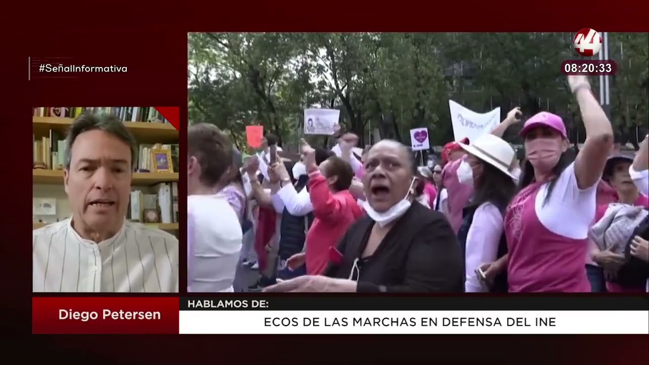 Ecos de las marchas en defensa del INE: Diego Petersen