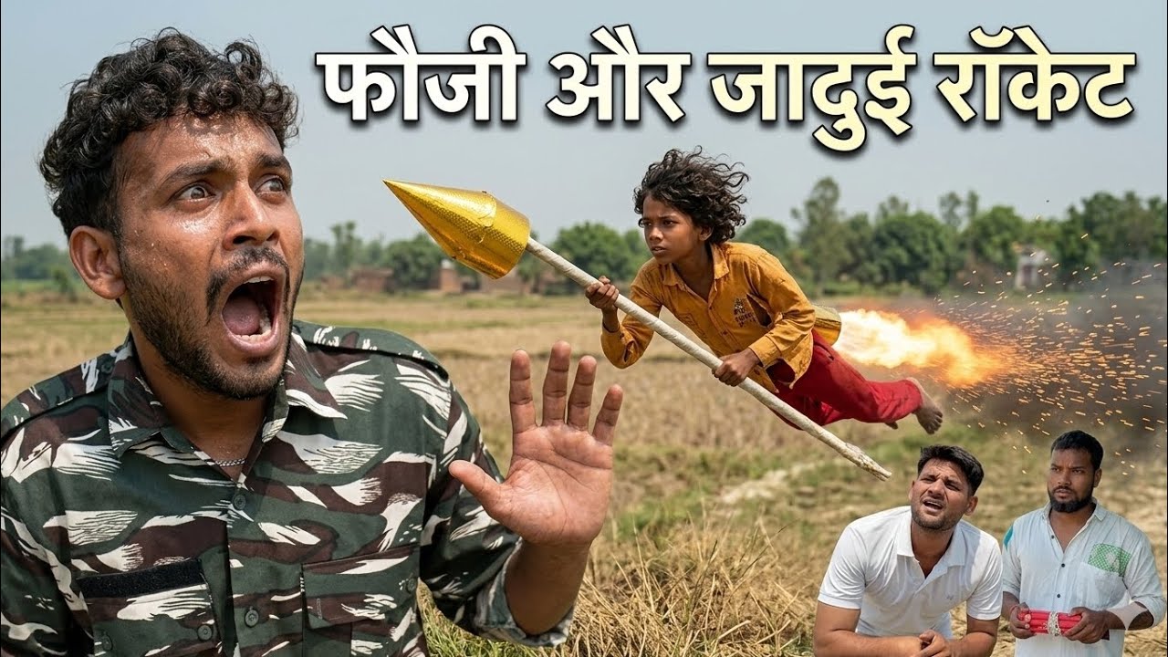 Fauji or jaadui rocket 😱!!Watch till end!! #viral #ytviral #army #trending 