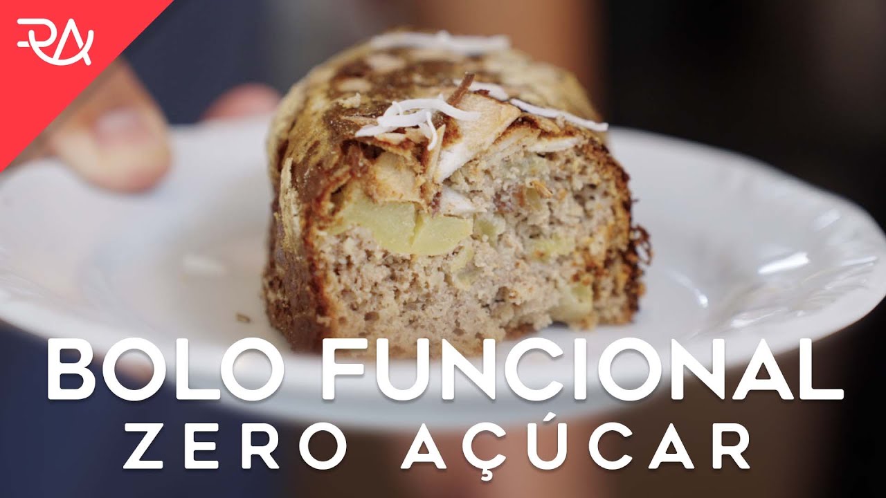 Bolo de Maçã Funcional ZERO AÇUCAR para TODO MUNDO - Rafael Aismoto