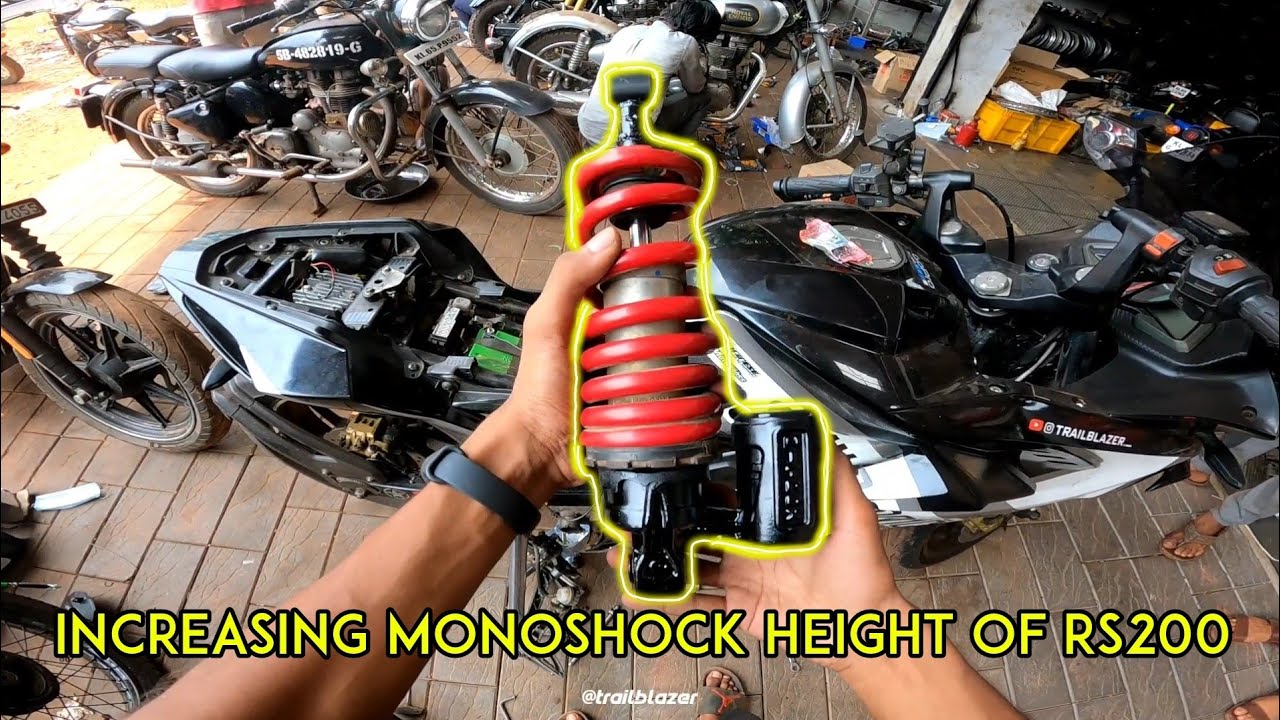 Increasing shock height of RS200🤯| Modification by Jag Customs