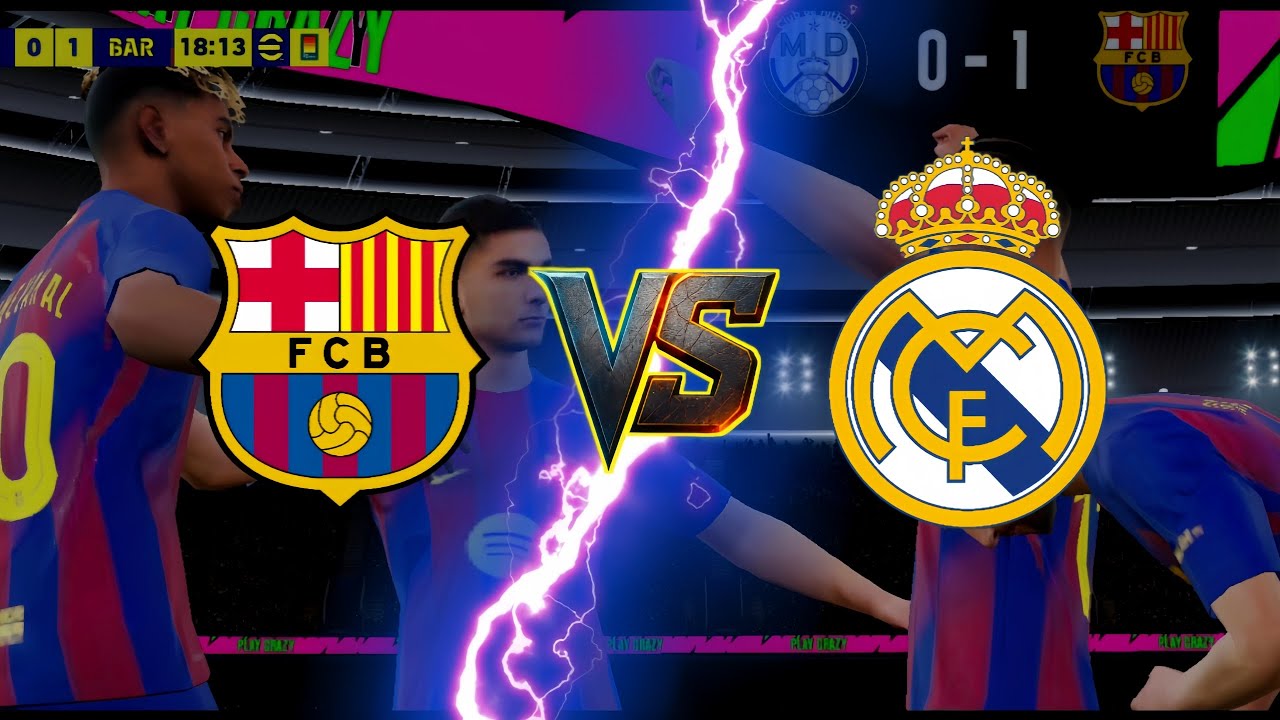 BARCELONA TAKE REVENGE TO REAL MADRID IN EL CLASICO 🔥