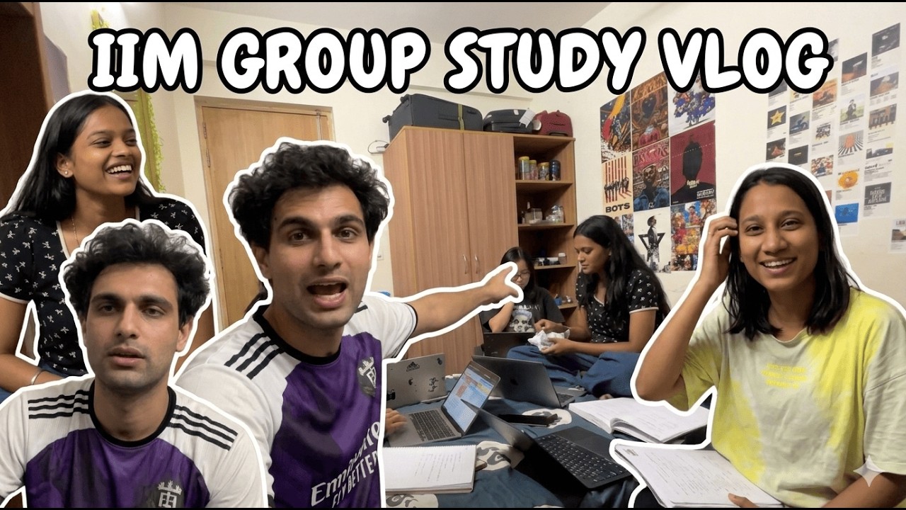 Study Group mein hui dikkat...Vlog | MBA Life at IIM Nagpur | Episode 2