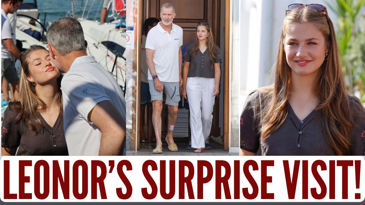 Princess Leonor Surprises at Copa del Rey | A Kiss for King Felipe & Summer Royal Fashion
