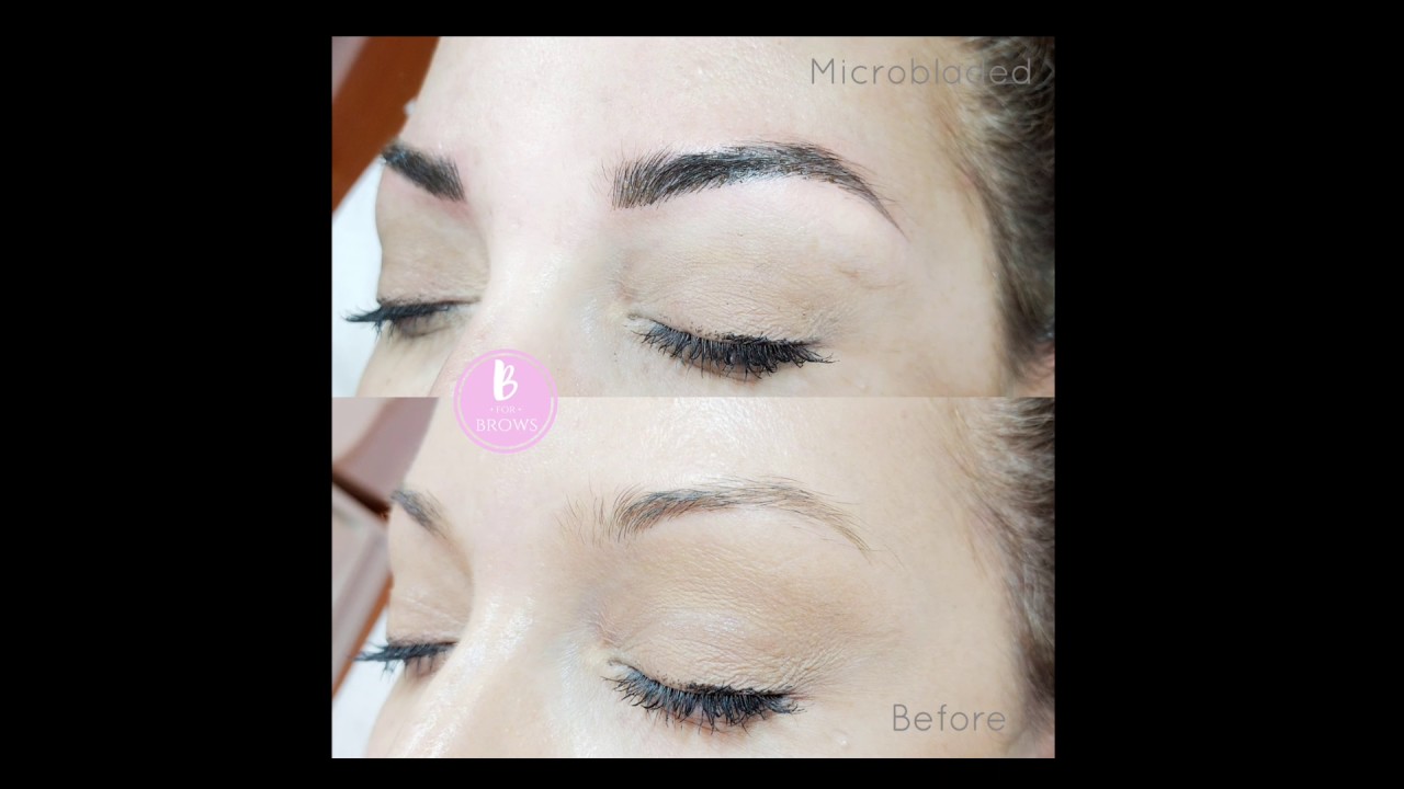 Microblading Eyebrows Healed Results Video