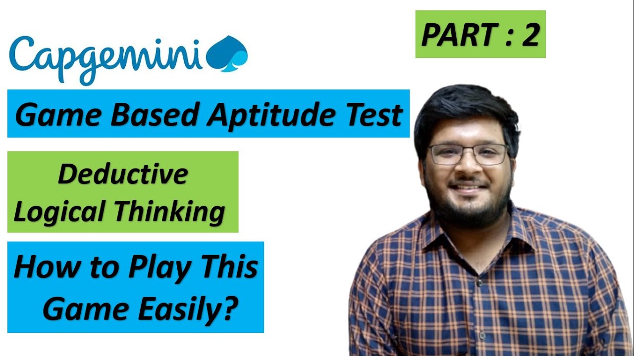 Capgemini Deductive Logical Thinking Game | PART : 2🔥🔥