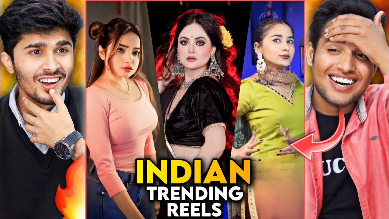 Indian Girls Instagram Trending Reels Reaction 😍🔥 | #indianreel #indiancouple |V2funreacts