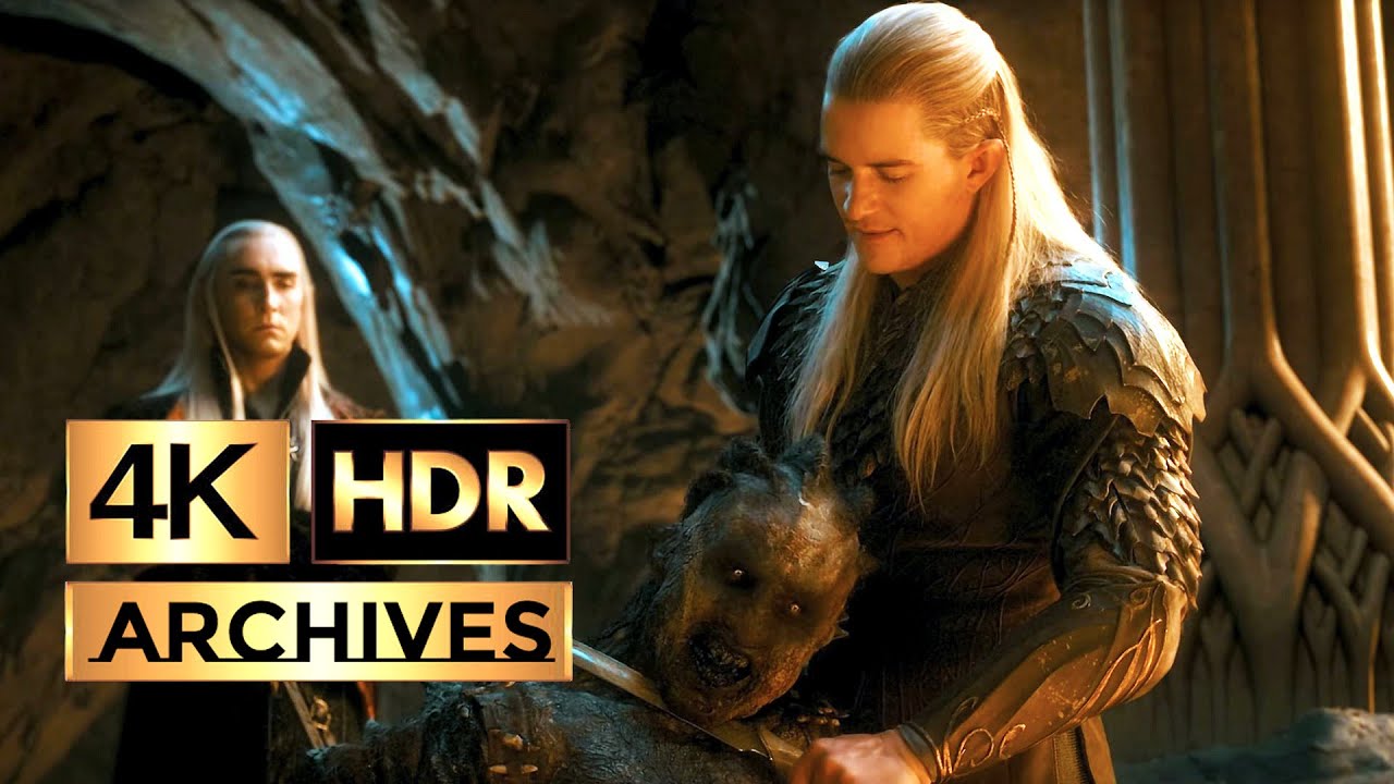 The Desolation of Smaug |4K-HDR| Orc Captured by Elves Scene (2013)
