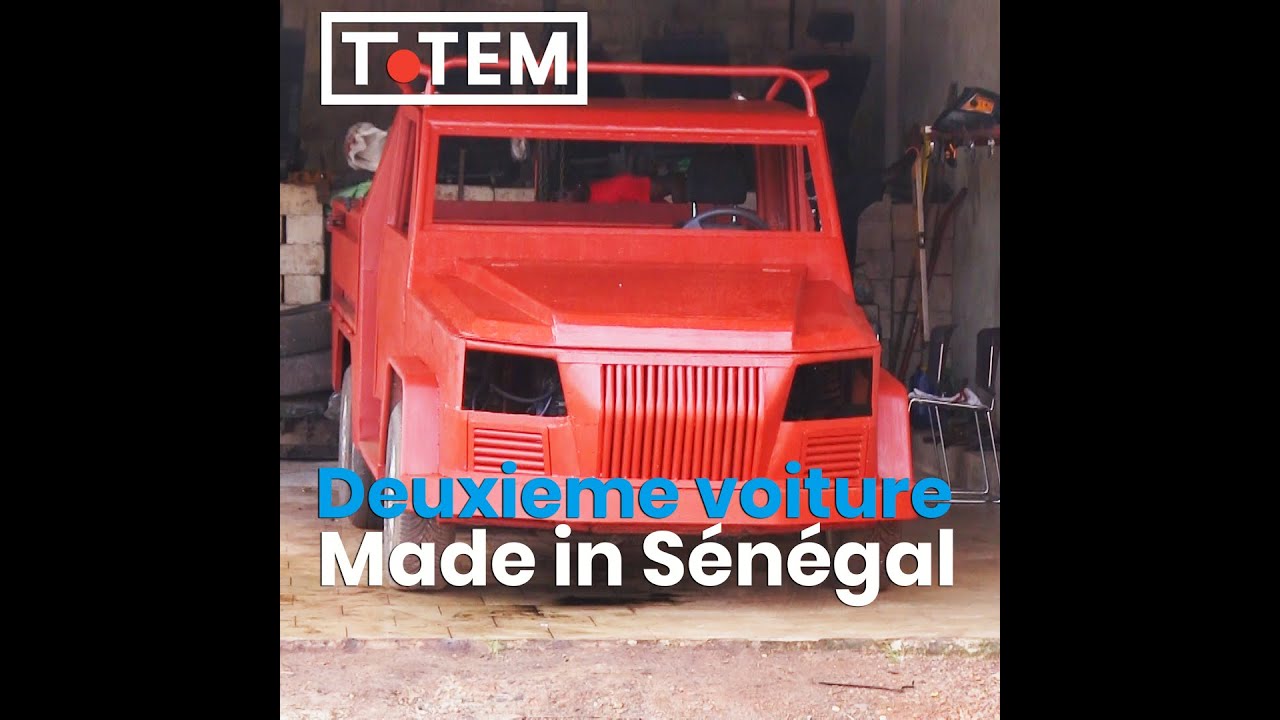 Aliou prouve que c'est possible de créer des voitures en Afrique. Voici son véhicule de transport
