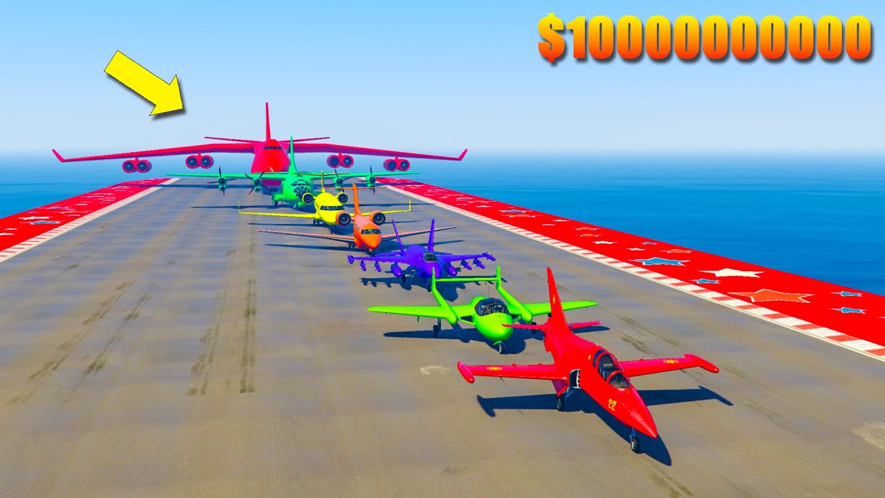 $1000000000000 Plane Crash Challenge with Spider-Man 😍|#gta5
