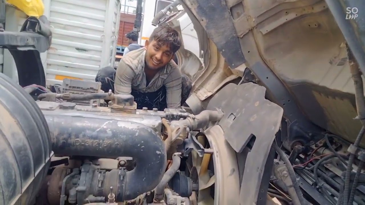 Eicher 3013 LMD Bs3 starting problem#trending #viralvideo #driver #youtube #truckdriver #shortvideo