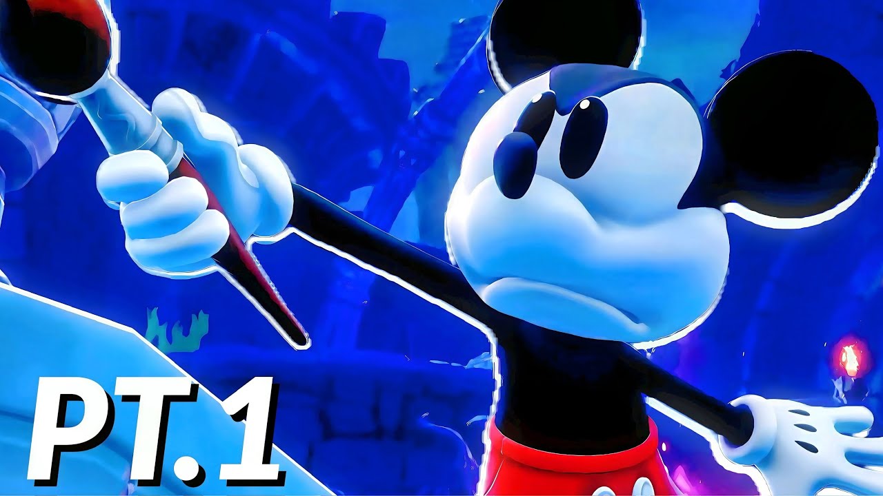 Disney Epic Mickey: Rebrushed PT.1 - Intro, Gameplay Walkthrough, PS5, No Commentary