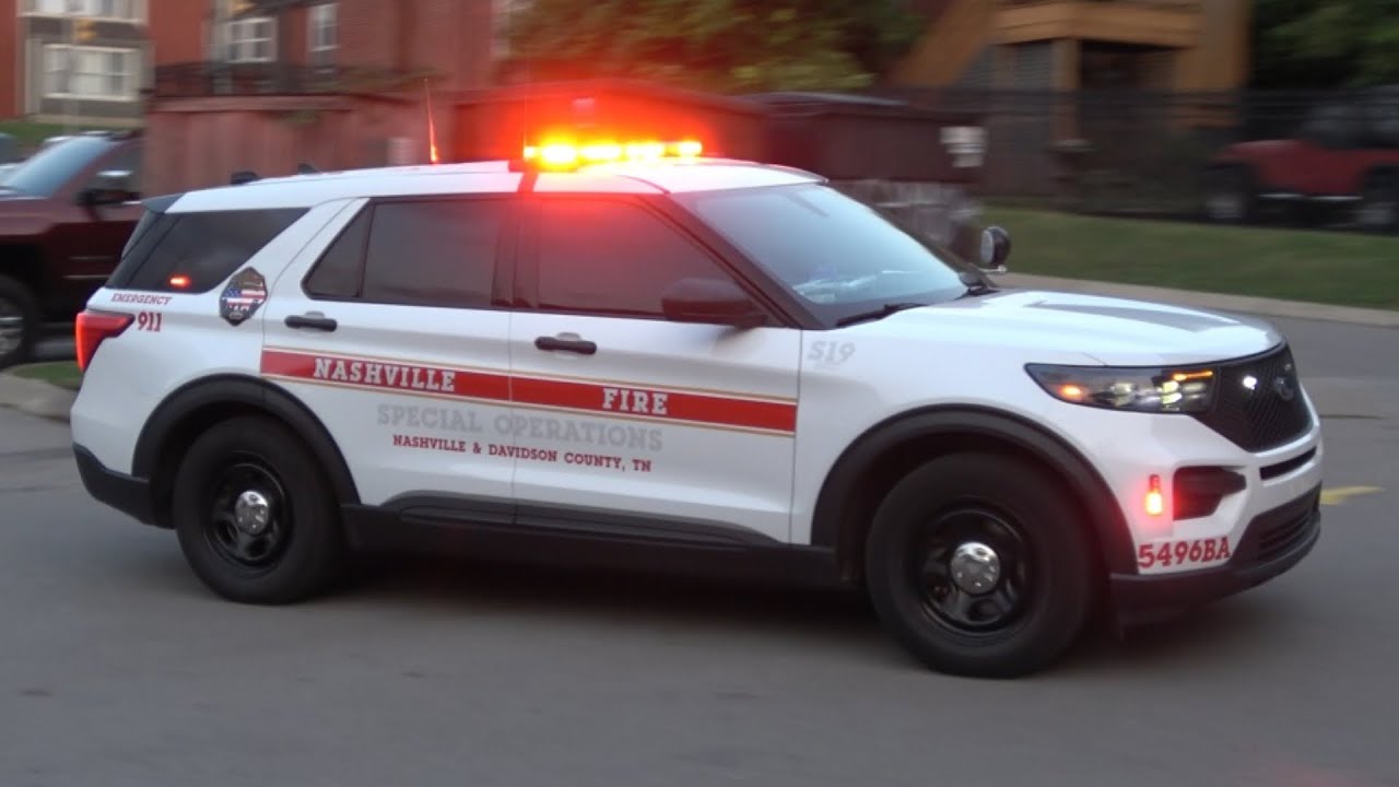 Nashville Fire Department ‘Fast 2’ responding for TRAUMATIC INJURY medical call