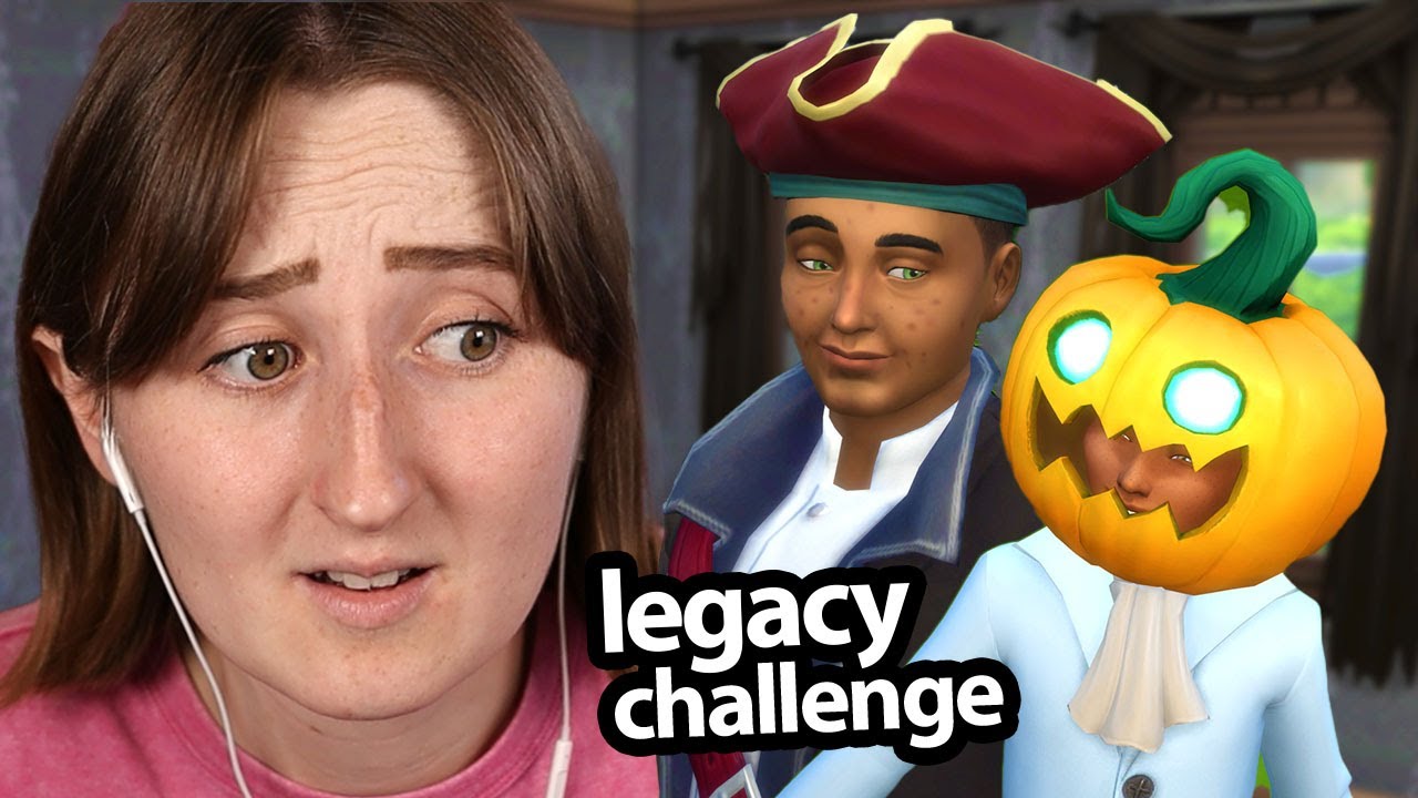 forcing my sims to celebrate halloween | Nightmare Legacy Challenge #53