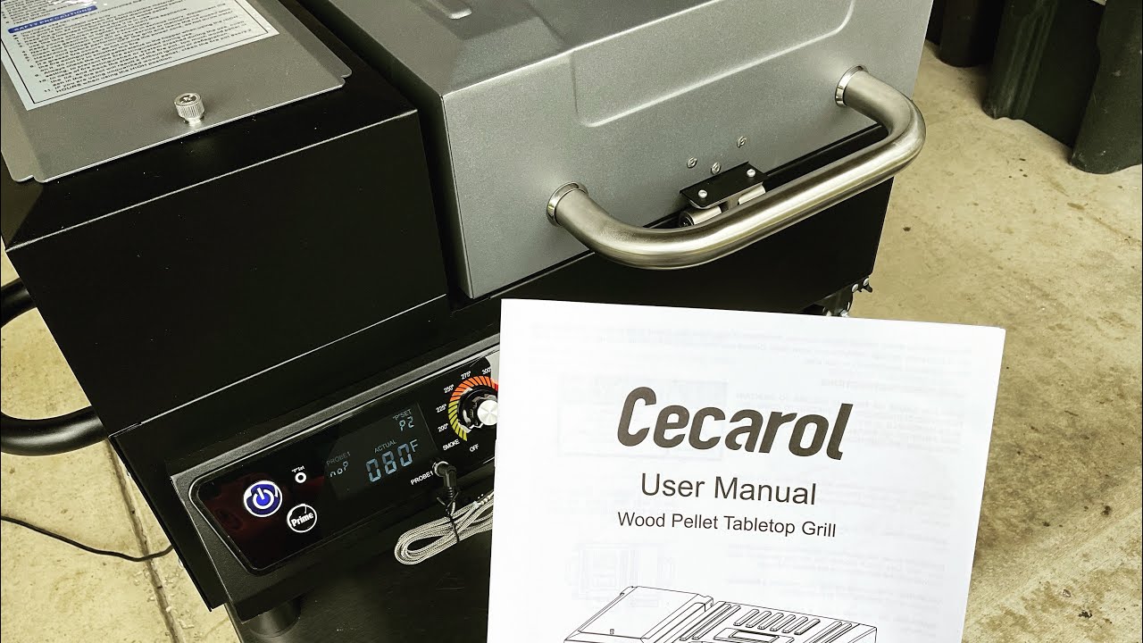 Honest Review Of The Cecarol Portable Wood Pellet Grill! / PID Controller With Lots of Smoke!