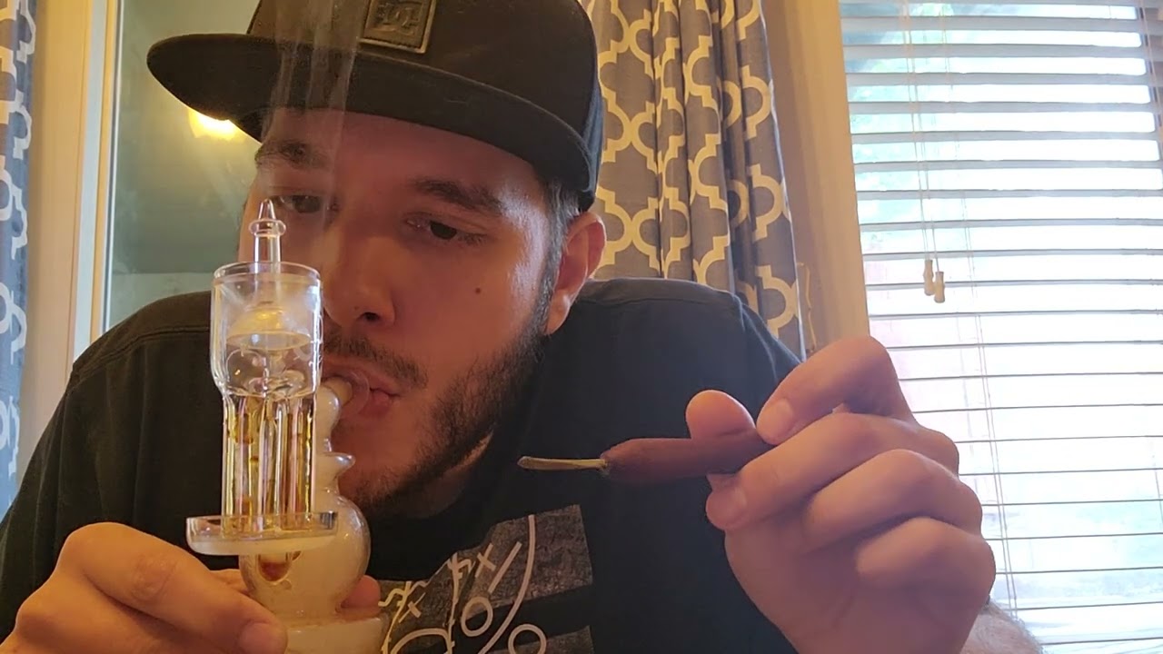terp slurper test( I test my 1of1 @hoyesquartz triple downstem slurper) it was a little hot.