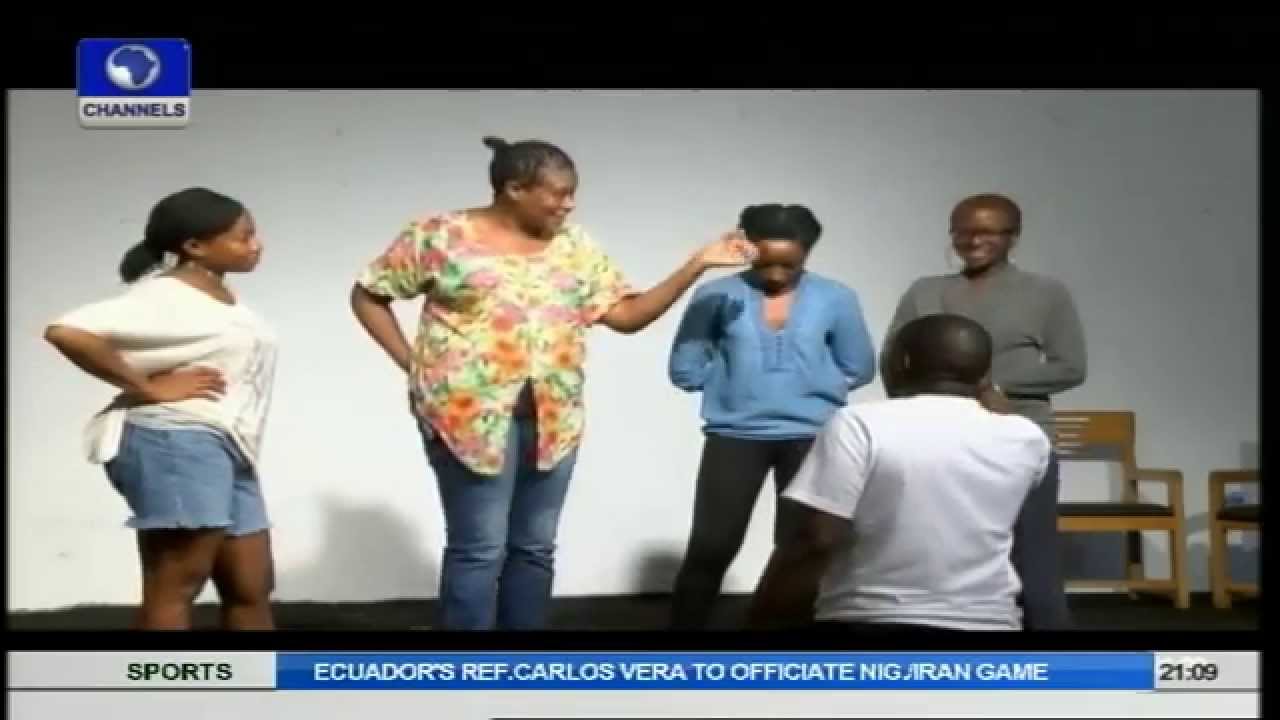 EN Visits All-Star Cast Of @4ColoredGirlsNg During Rehearsals