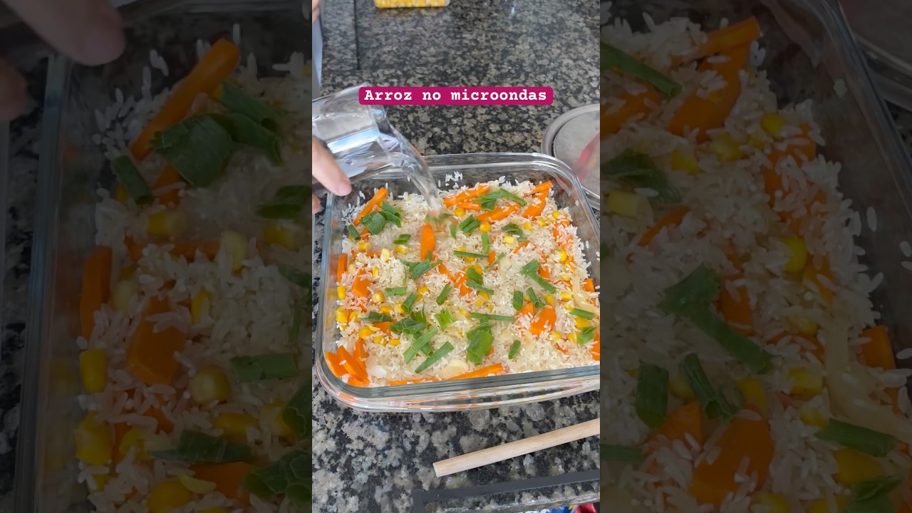 N&atilde;o acreditei no resultado . Receita de arroz no microondas #receitas #casanositio #receitas