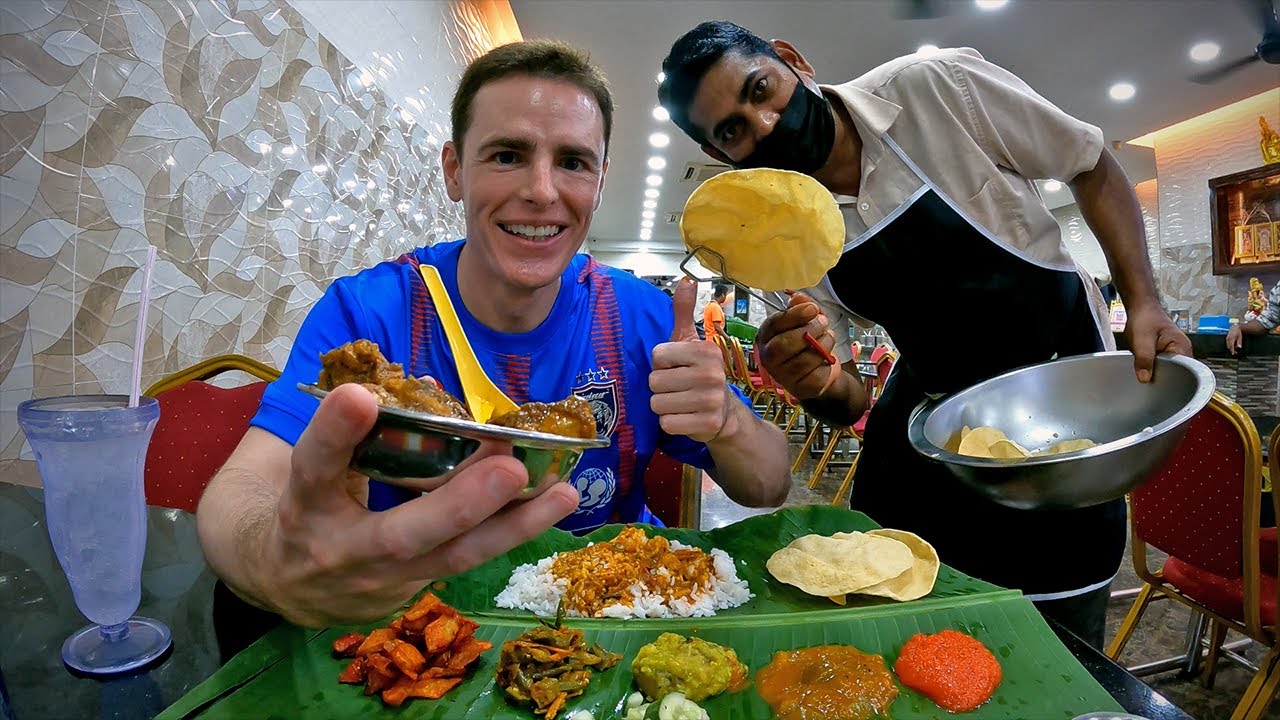$6 Indian Banana Leaf Meal in Kuala Lumpur 🇮🇳🇲🇾