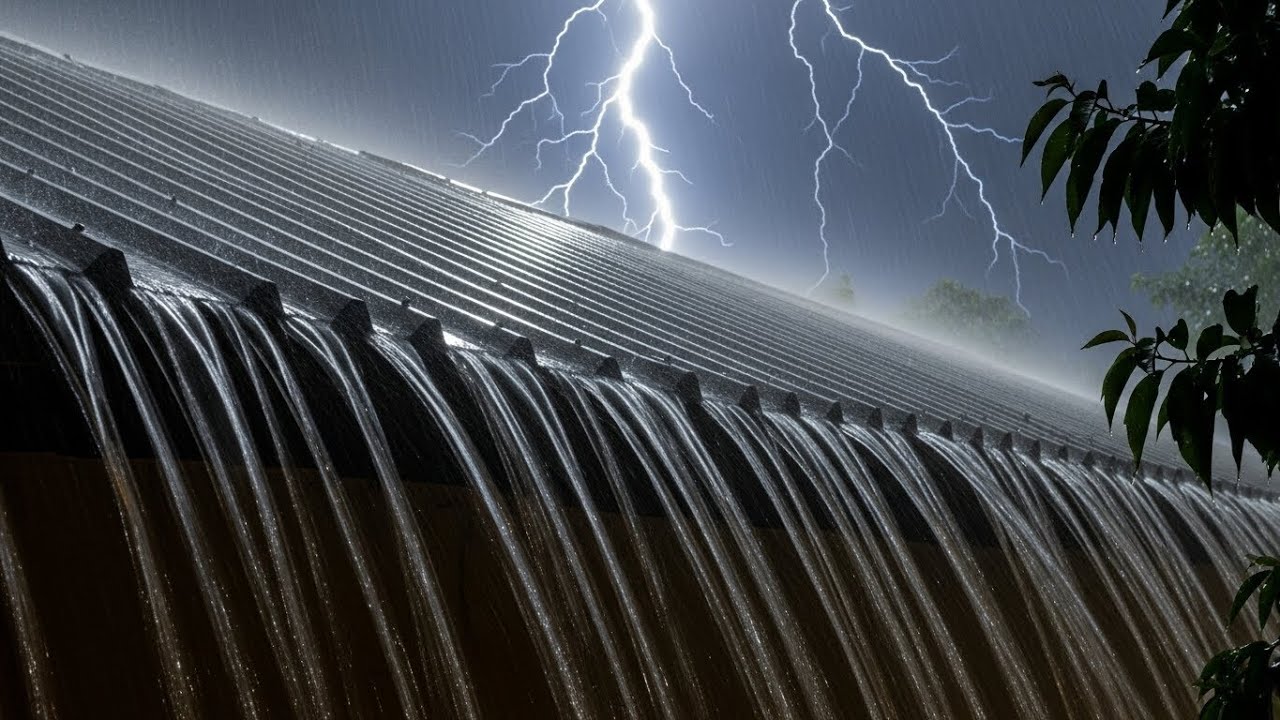 Heavy Rainstorm on Tin Roof 🌧️ Deep Sleep Sounds for Relaxation & Calm Night #31