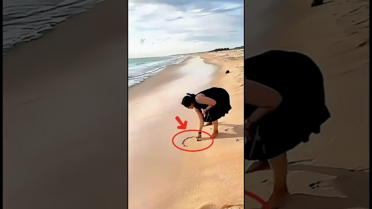 She Wrote 'GOD' in the Sand&hellip; Then THIS Happened!