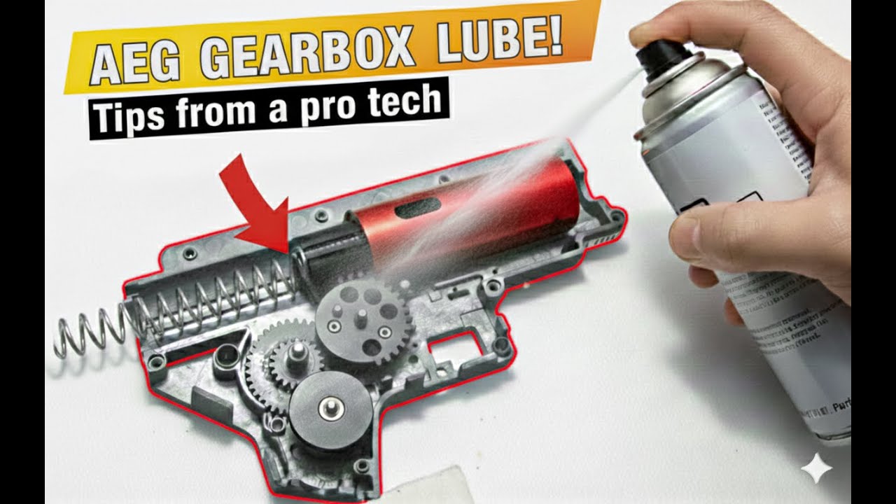 How to Clean and Lubricate an Airsoft AEG Gearbox (Pro guide)