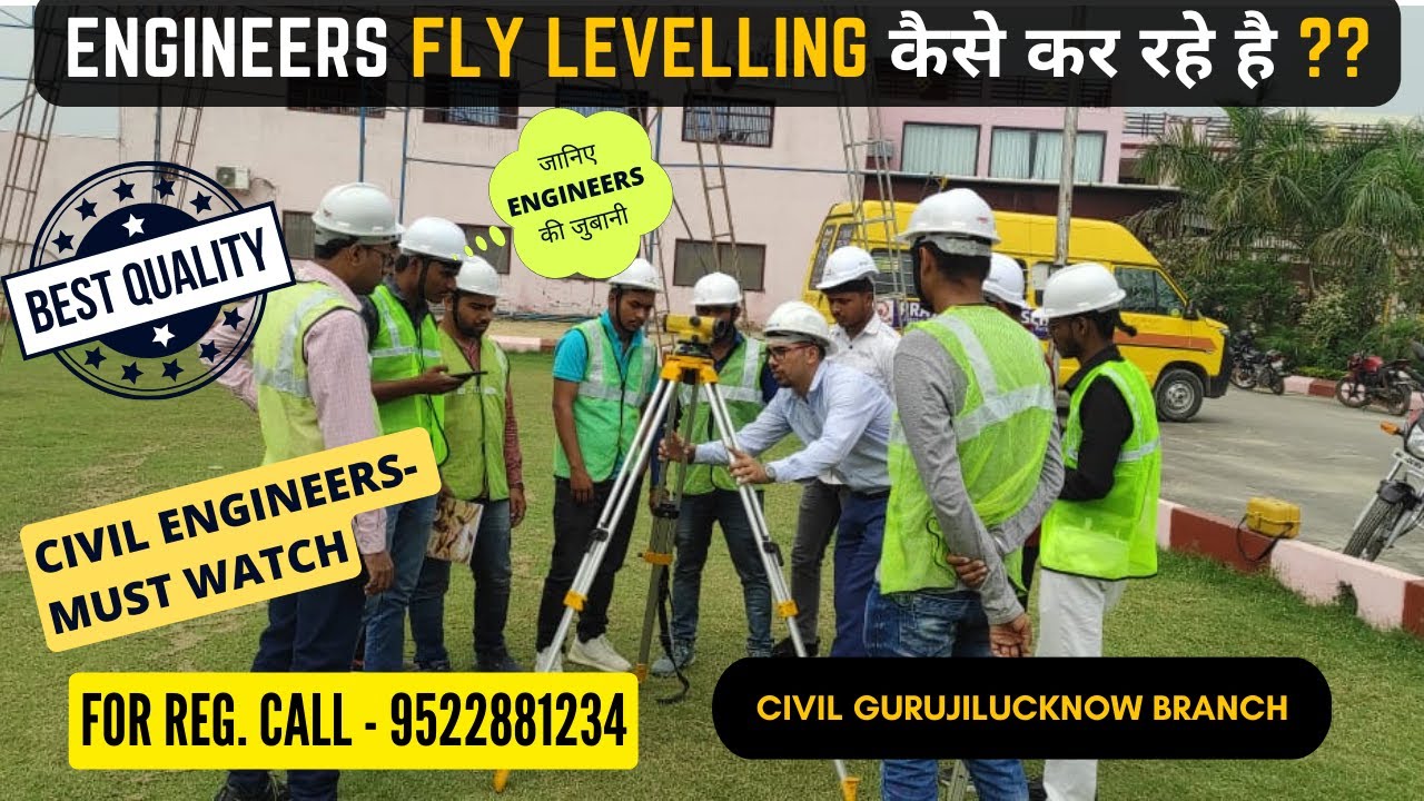 How to perform Fly Levelling On Site || By Civil Guruji ||