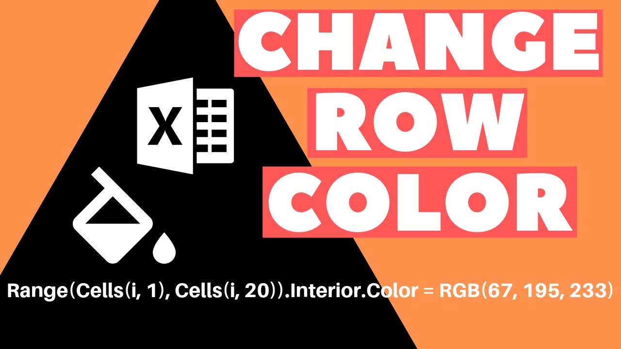 Excel VBA Macro: Change Row Color Based on Cell Value (Step-by-Step Tutorial)