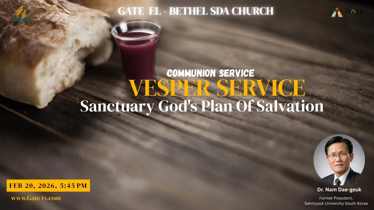 Sanctuary God's Plan Of Salvation | Vesper Service