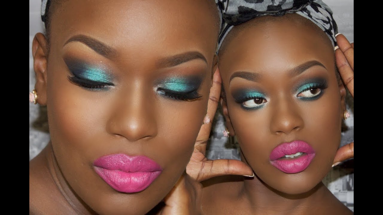 Blue Eye Shadow Drugstore maskeup Tutorial