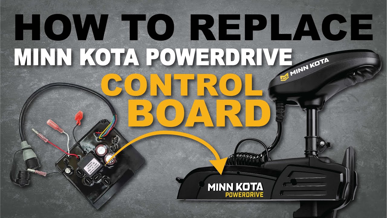Как заменить плату управления // MINN KOTA POWERDRIVE