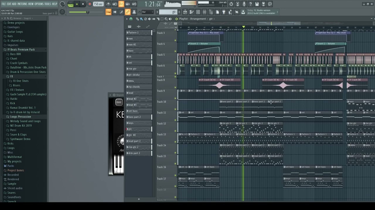 Alternative / Electronic rock в FL Studio