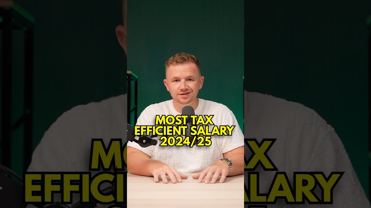 Most tax efficient directors salary in 2024/25
