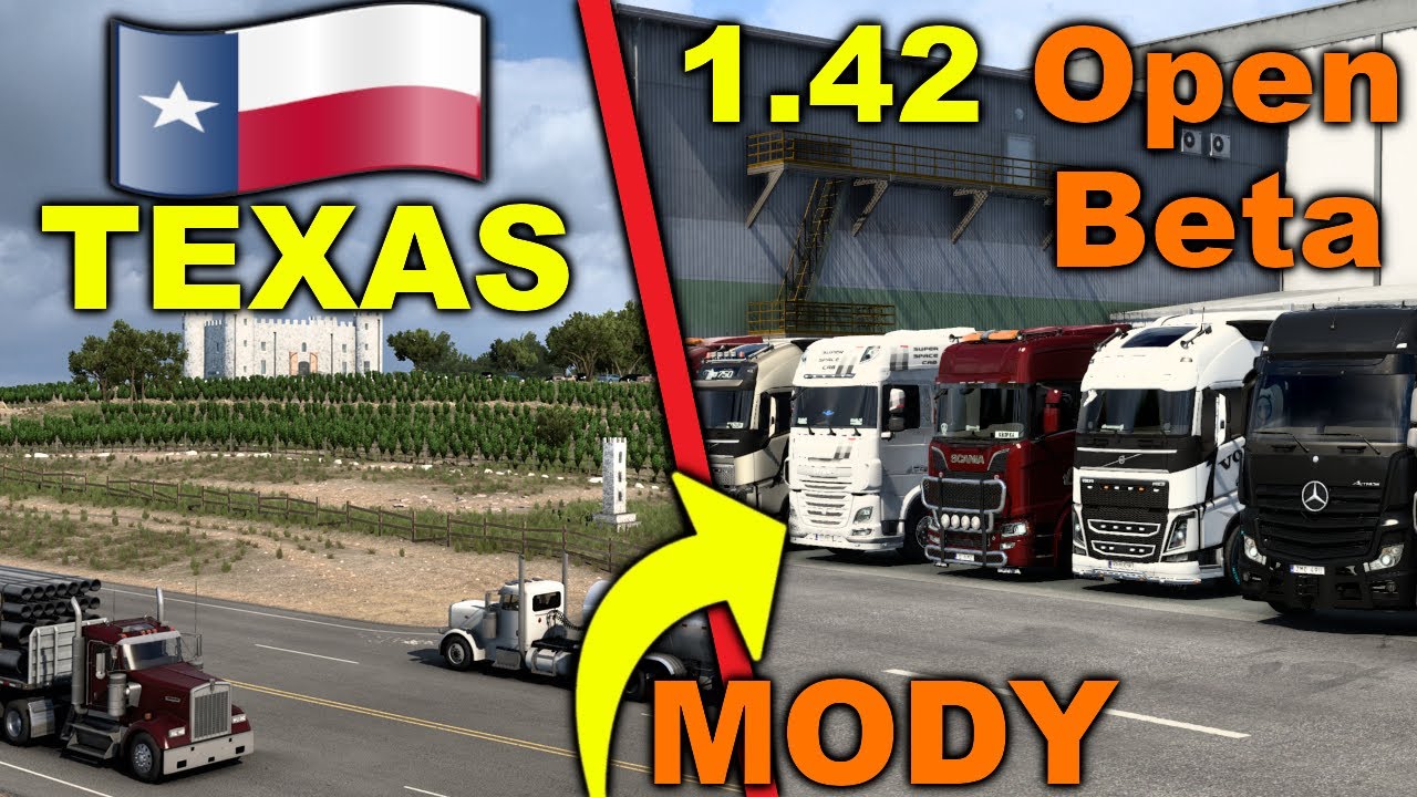 MODY na MP! 1.42 Open Beta! Nowe DLC do ATS - Texas 🚚 Cotygodniowe nowości ze studia SCS #49 🚚