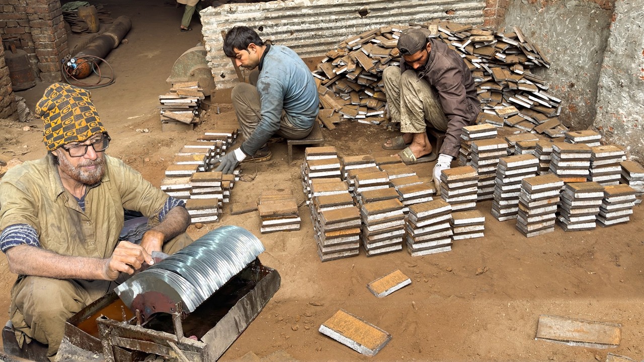 Amazing process of Making Chaff Cutter Blade ||  Agriculture Cutter Blade mass production