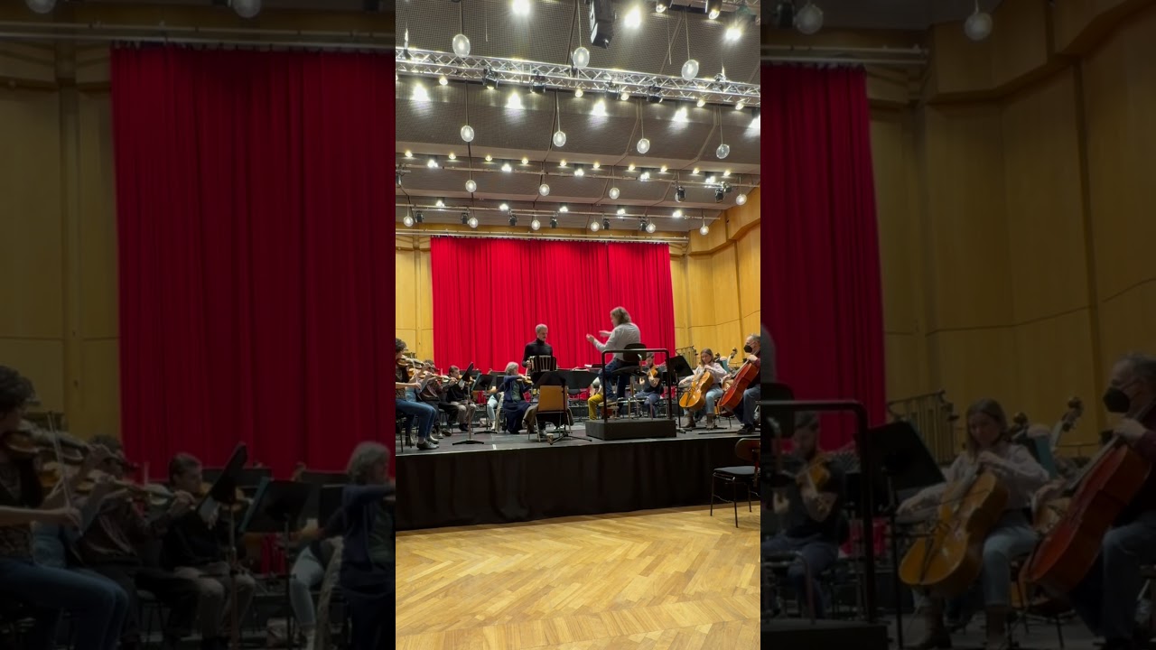 Omar Massa &ldquo;Tango Lullaby&rdquo;-Rehearsal with Mihkel K&uuml;tson & Niederrheinischen Sinfoniker, Germany 🇩🇪