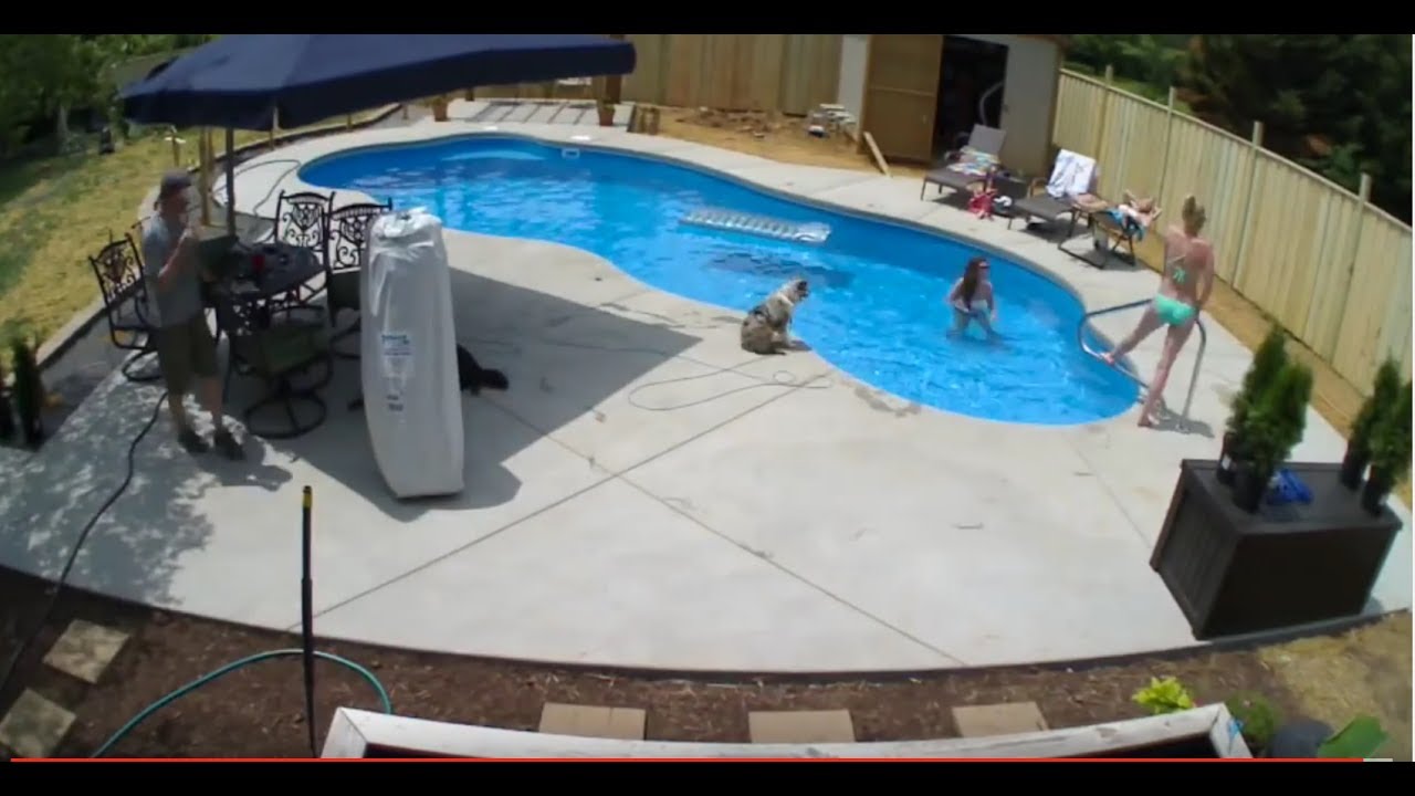 Pool Installation time lapse In 6 minutes