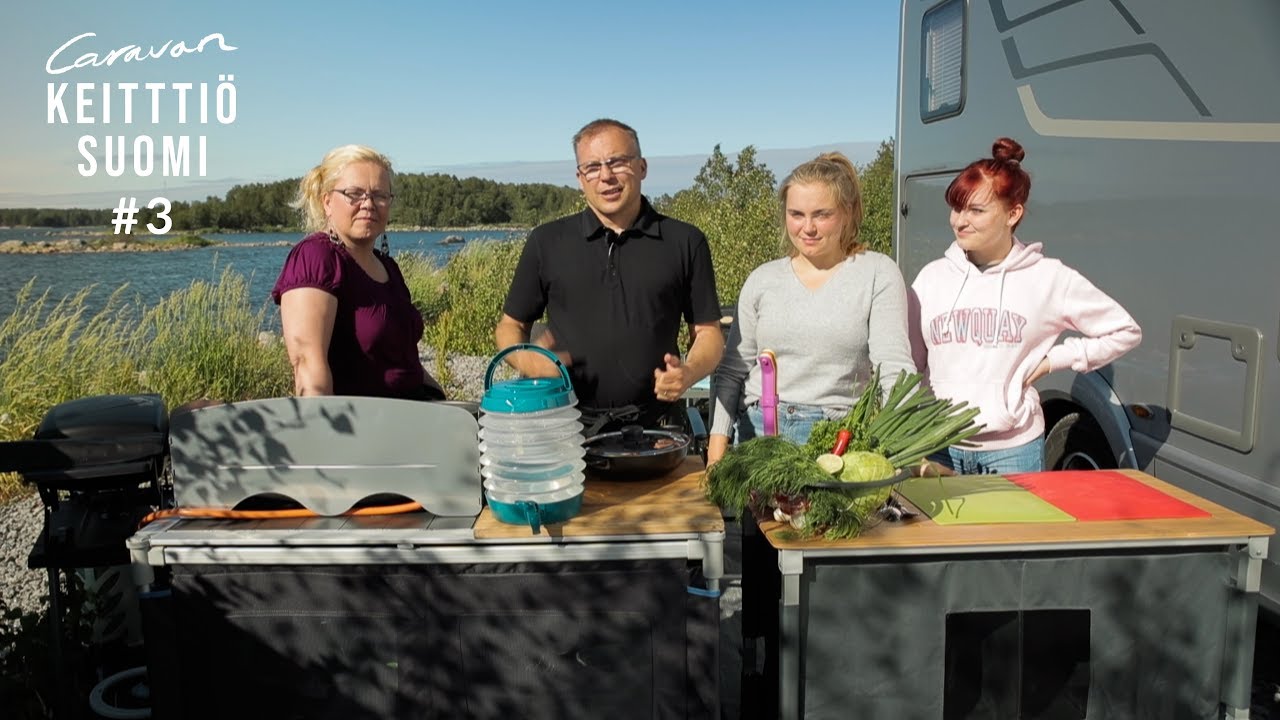 CaravanKeittiö jakso 3 Vanha Rauma ja kalaherkut