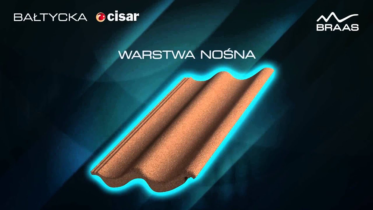 Betonowa dach&oacute;wka Bałtycka Cisar Braas Monier