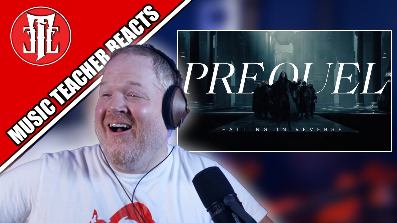 Music Teacher Reacts | FALLING IN REVERSE - Prequel