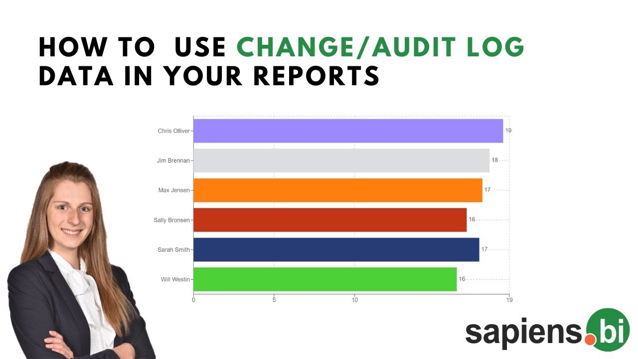 How to Create Reports Using Change / Audit Log Data