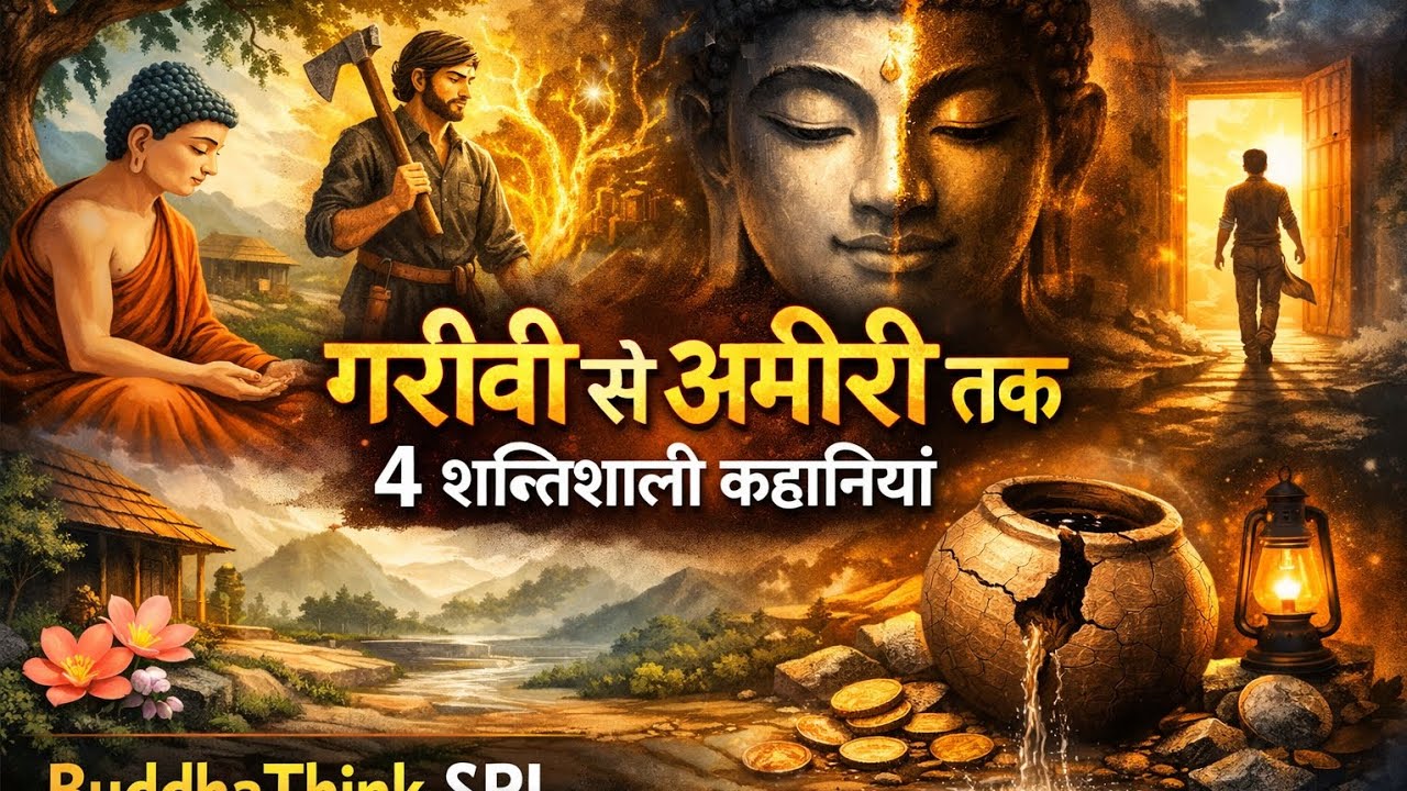 गरीबी से अमीरी तक | बुद्ध की 5 जीवन बदलने वाली कहानियाँ | Buddhist Story |