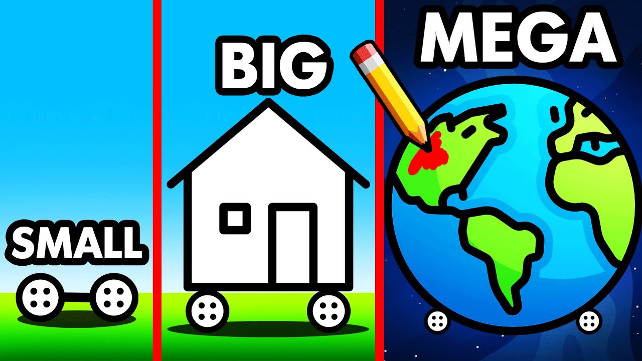 Drawing WORLD'S BIGGEST CAR