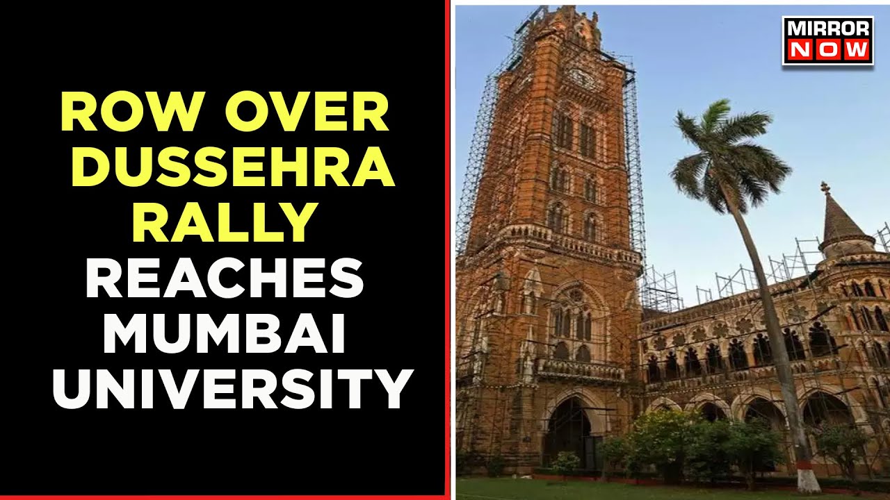 Row Over Dussehra Rally In Maharashtra |Sena Vs Sena Faceoff Reaches Mumbai University |English News