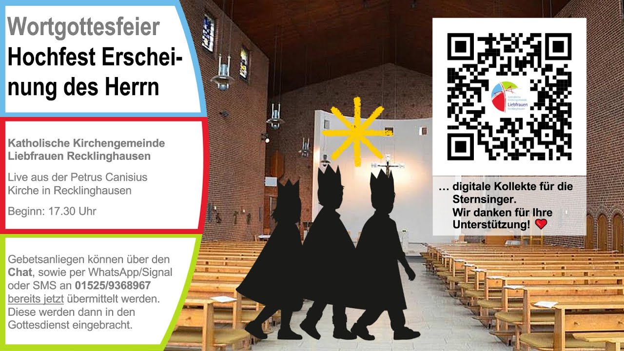 Wortgottesfeier zum Fest Erscheinung des Herrn (3. Sonntag nach Weihnachten)