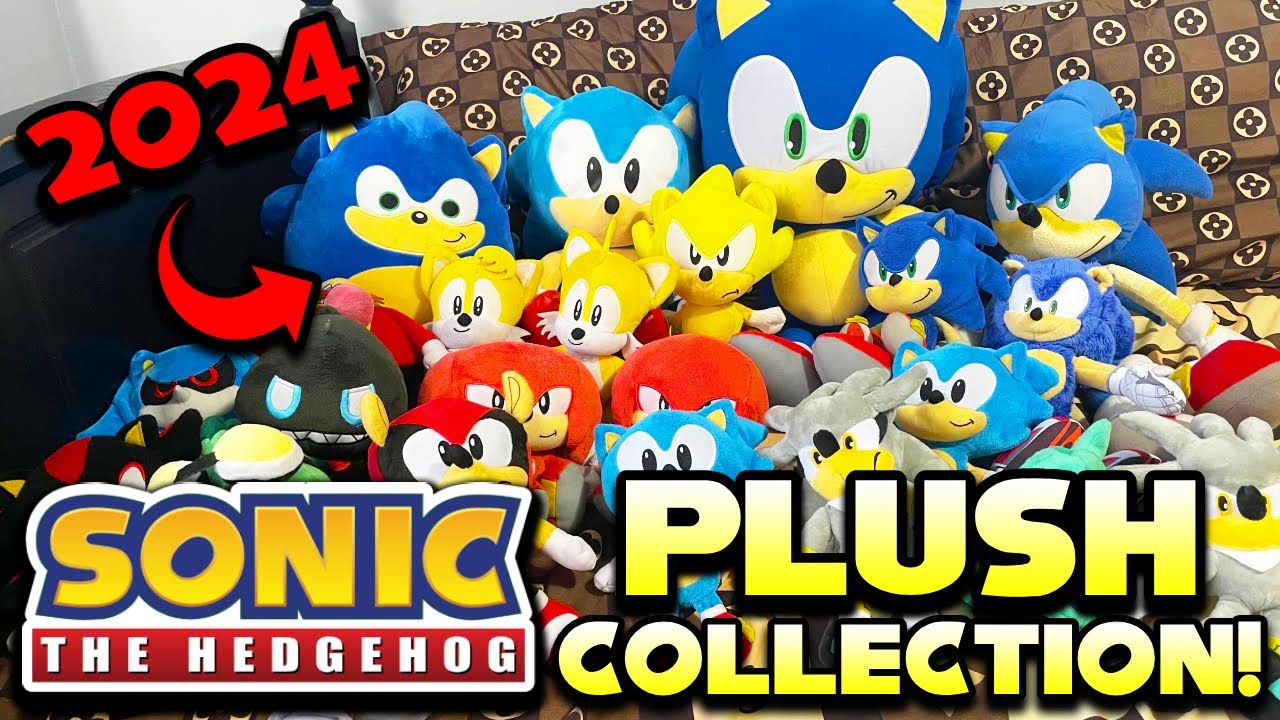 Моя коллекция плюшевых игрушек Соник 2024! - SSC Plush