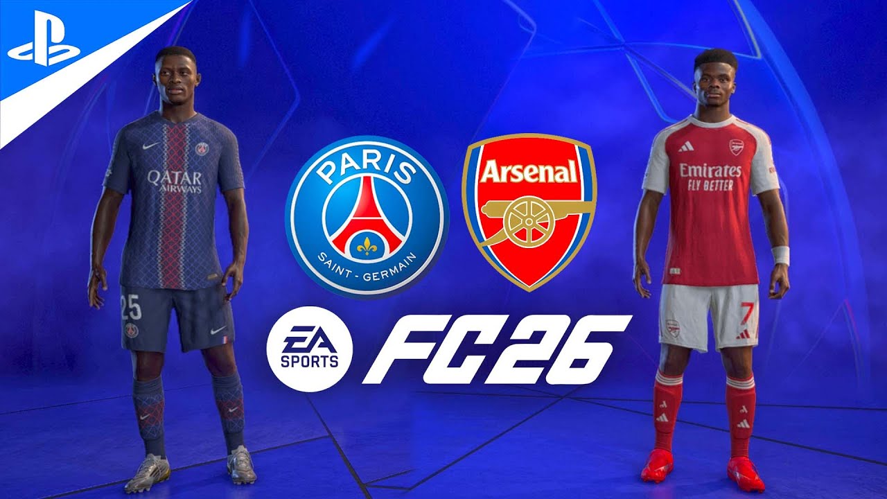 Геймплей FC 26 ПСЖ против Арсенала Финал UCL 🏆 Дембеле против Букайо Сака
