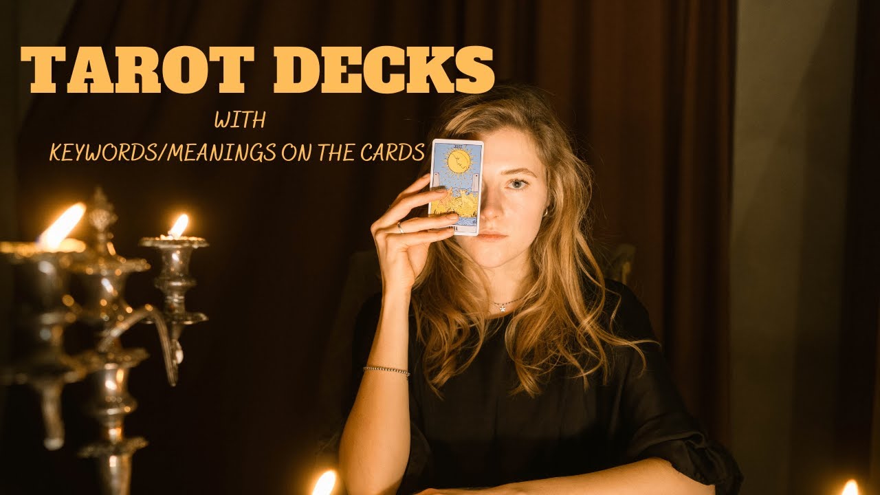 КОЛОДЫ ТАРО с ключевыми словами/значениями карт #beginnertarotdecks