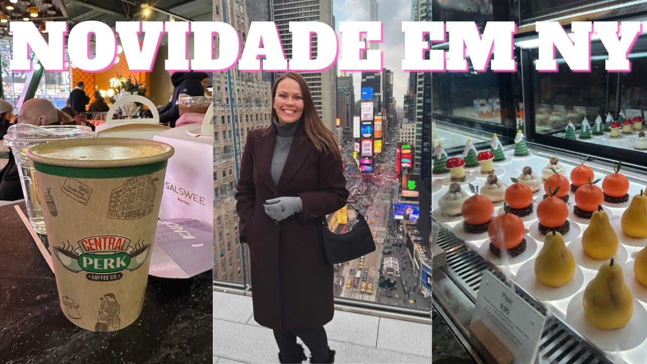 O NOVO OBSERVATÓRIO DA TIMES SQUARE VALE A PENA? 😱 + CENTRAL PERK DO FRIENDS ☕✨