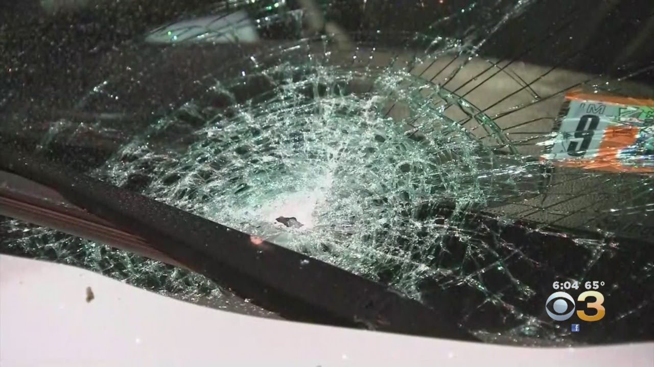 Unruly Crowd Of Teens Damage Several Police Cars In Philadelphia